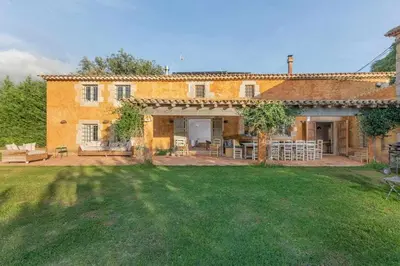 Jardín al aire libre en Mas del Blat. Calonge-Costa Brava en Mas Vilobí