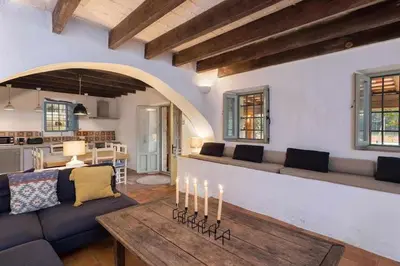 Zona de estar de Mas del Blat. Calonge-Costa Brava en Mas Vilobí