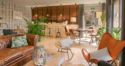 Zona de estar de Hotel Costabella