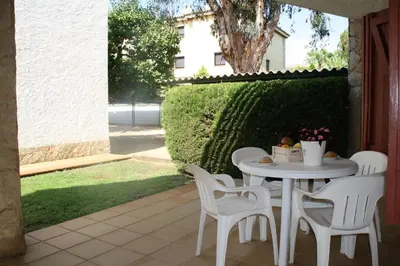Jardín al aire libre en Apartaments Margarita Sabina Pinell