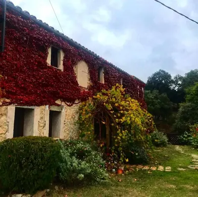 Jardín al aire libre en Can Canaleta Hotel Rural