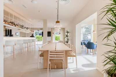 Una cocina o zona de cocina en Park Hotel San Jorge & Spa by Escampa Hotels
