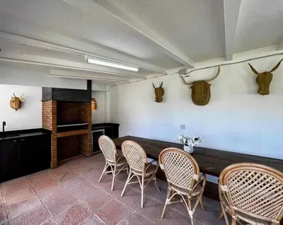 Una cocina o zona de cocina en Villa en Calonge con Gran piscina