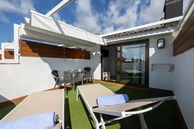 Un balcón o terraza de Aparthotel Miami Park