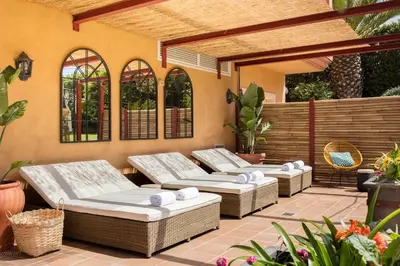 Zona de estar de Luna Club Hotel Yoga & Spa 4Sup