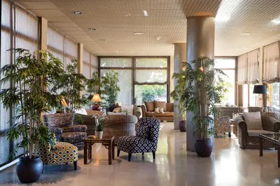 Zona de estar de Luna Park Hotel Yoga & Spa