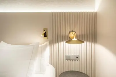 Cama o camas de una habitación en Carlemany Girona