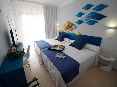 Cama o camas de una habitación en Evenia Olympic Resort