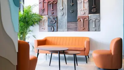 Zona de estar de Evenia Olympic Suites