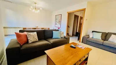 Zona de estar de Mediterranean house, beach and charm garden