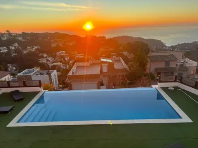 Paisaje cerca de esta villa