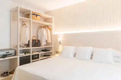 Cama o camas de una habitación en Hotel Marsol