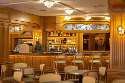 El salón o zona de bar de htop Amaika & SPA 4Sup - Adults Only #htopBliss