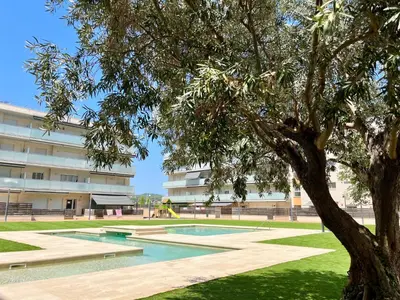 Piscina en o cerca de NEW! Apartamento con 2 piscinas, parque infantil, a 1 min de la playa