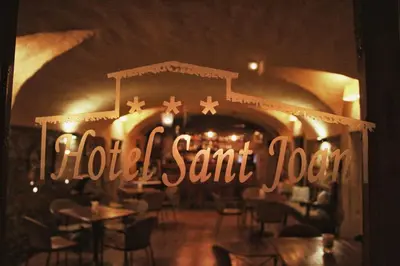 Zona de estar de Hotel Sant Joan