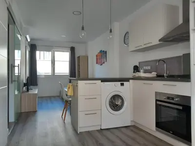 Una cocina o zona de cocina en Apartaments L´AMFORA