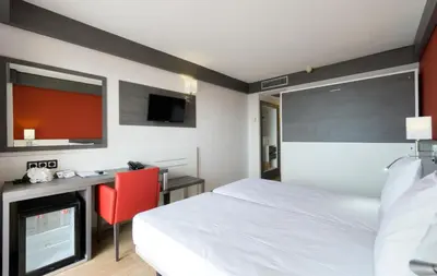 Cama o camas de una habitación en Medplaya Hotel Santa Monica