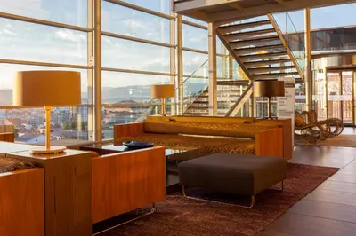 Zona de estar de Hotel Palau de Bellavista Girona by URH