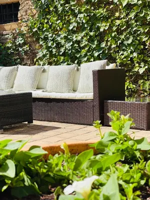 Zona de estar de Mas Salvi Country Boutique Hotel