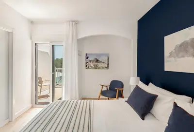 Cama o camas de una habitación en Hotel Terramar