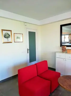 Zona de estar de Apartamento Lina, a 20 metros de la playa