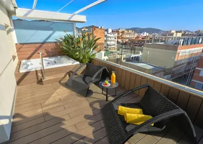 Un balcón o terraza de KAKTUS Hotel Volga