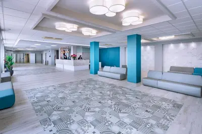 Zona de estar de Hotel Oasis Park Splash