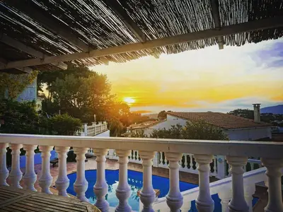 Paisaje cerca de esta villa