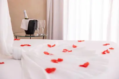 Cama o camas de una habitación en RVHotels Vila de Tossa