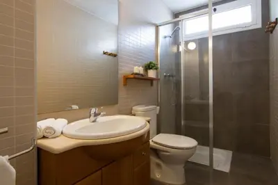 Un baño de Cute tiny flat near the beach and city center