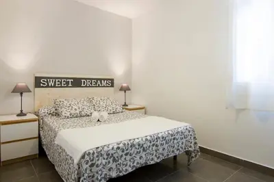 Cama o camas de una habitación en Cute tiny flat near the beach and city center