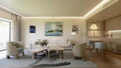 Zona de estar de Hotel Camiral - The Leading Hotels of the World