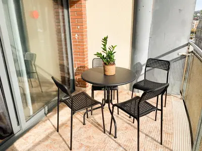 Un balcón o terraza de Apartamentos OlaMar