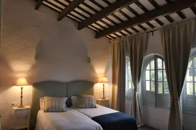 Cama o camas de una habitación en Can Pitu CostaBravaSi