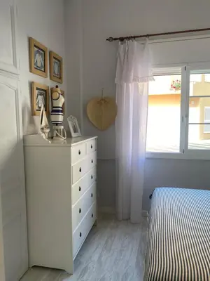 Cama o camas de una habitación en Casita Boutique en la playa