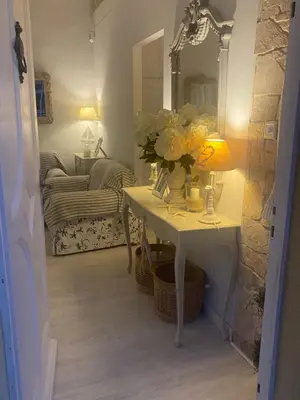 Zona de estar de Casita Boutique en la playa