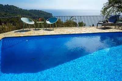 Piscina en o cerca de Villa Can Toni Vistas Mar Piscina Jacuzzi Aire Acondicionado