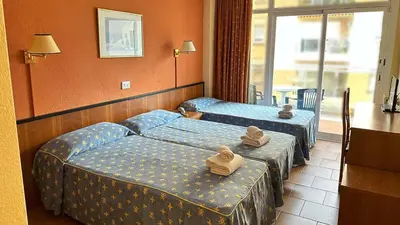 Cama o camas de una habitación en BLUESEA Copacabana