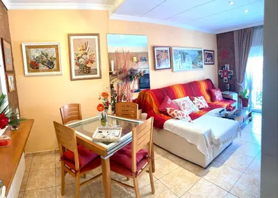 Zona de estar de Espectacular apartament a Palamós centre! Amb WIFI