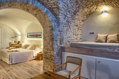 Cama o camas de una habitación en El Petit Convent