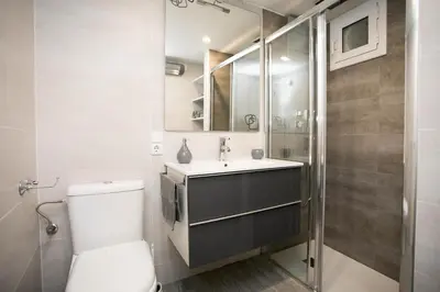 Un baño de Apartament al cor de Begur