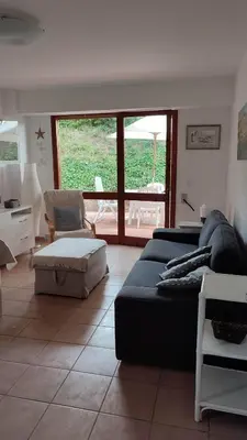Zona de estar de Apartamento Ca la Raquel Calella Palafrugell