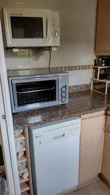 Una cocina o zona de cocina en Apartamento Ca la Raquel Calella Palafrugell