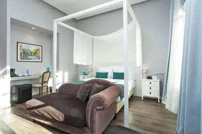 Cama o camas de una habitación en 1881 Hotel Balneario Vichy Catalan