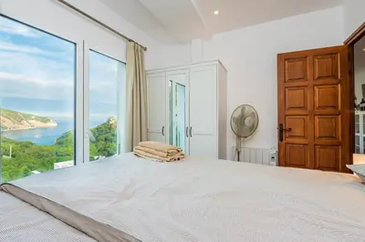 Cama o camas de una habitación en A-31 BEGUR AIGUABLAVA 4 PaX