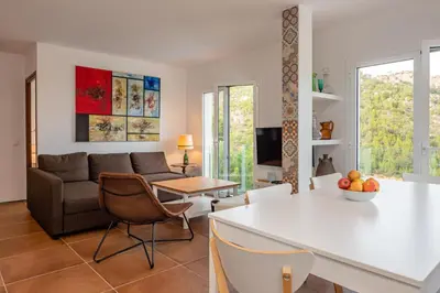 Zona de estar de A-31 BEGUR AIGUABLAVA 4 PaX