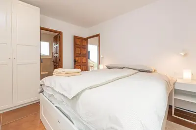 Cama o camas de una habitación en A-30 BEGUR AIGUABLAVA 4 PaX