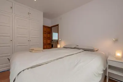 Cama o camas de una habitación en A-30 BEGUR AIGUABLAVA 4 PaX