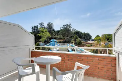 Un balcón o terraza de Hotel Gran Garbi Mar & AquaSplash