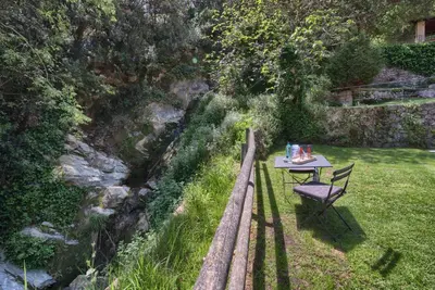 Jardín al aire libre en Hotel Convent de Begur